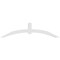 Ekena Millwork Archdale Architectural Grade PVC Gable Bracket, 72"W x 18"H x 4"D x 4"F, 6/12 Pitch GBP072X18X0404ARC00 - alternate 3